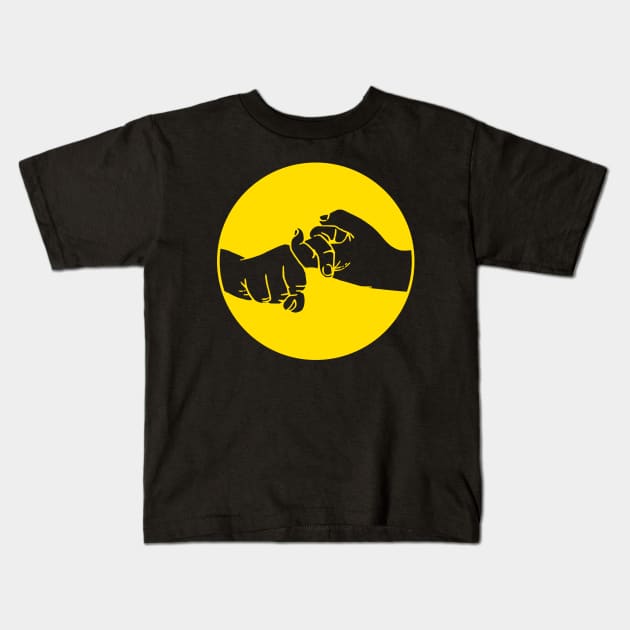 ASL sign for Friend Kids T-Shirt by teresacold